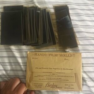 Vintage negative film strips